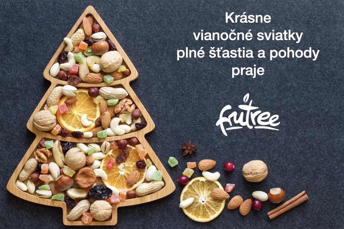 Vianočný pozdrav a vianočný vinš Frutree